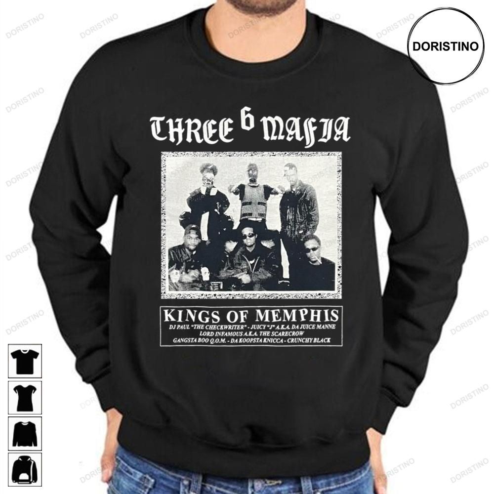King Of Memphis Three 6 Mafia Limited Edition T-shirts
