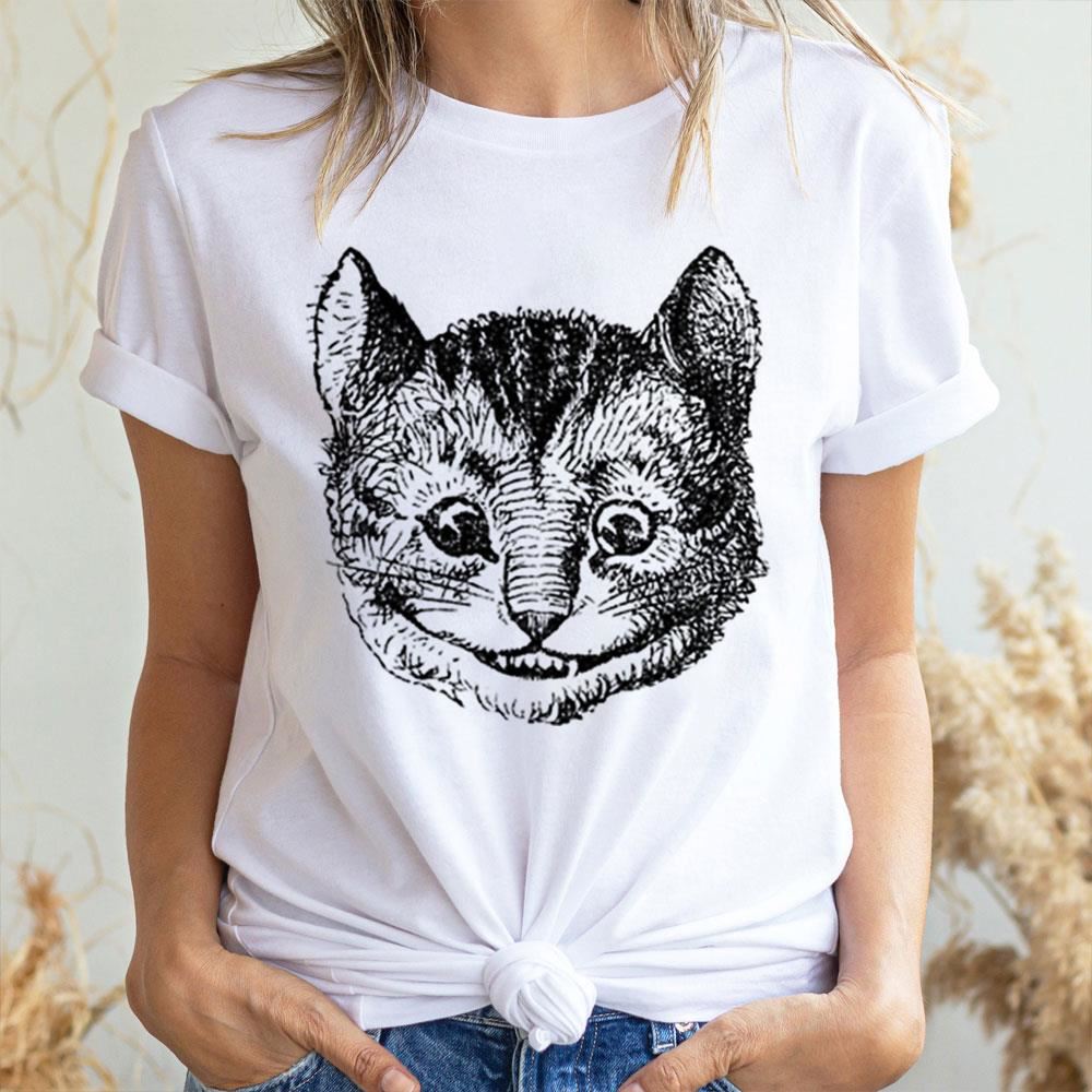 Alice's Adventures In Wonderland Cheshire Cat Smile Transparent Doristino Limited Edition T-shirts