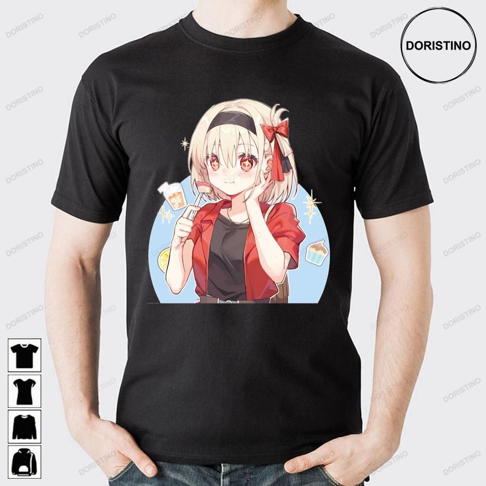 Cute Lycoris Recoil Chisato Limited Edition T-shirts