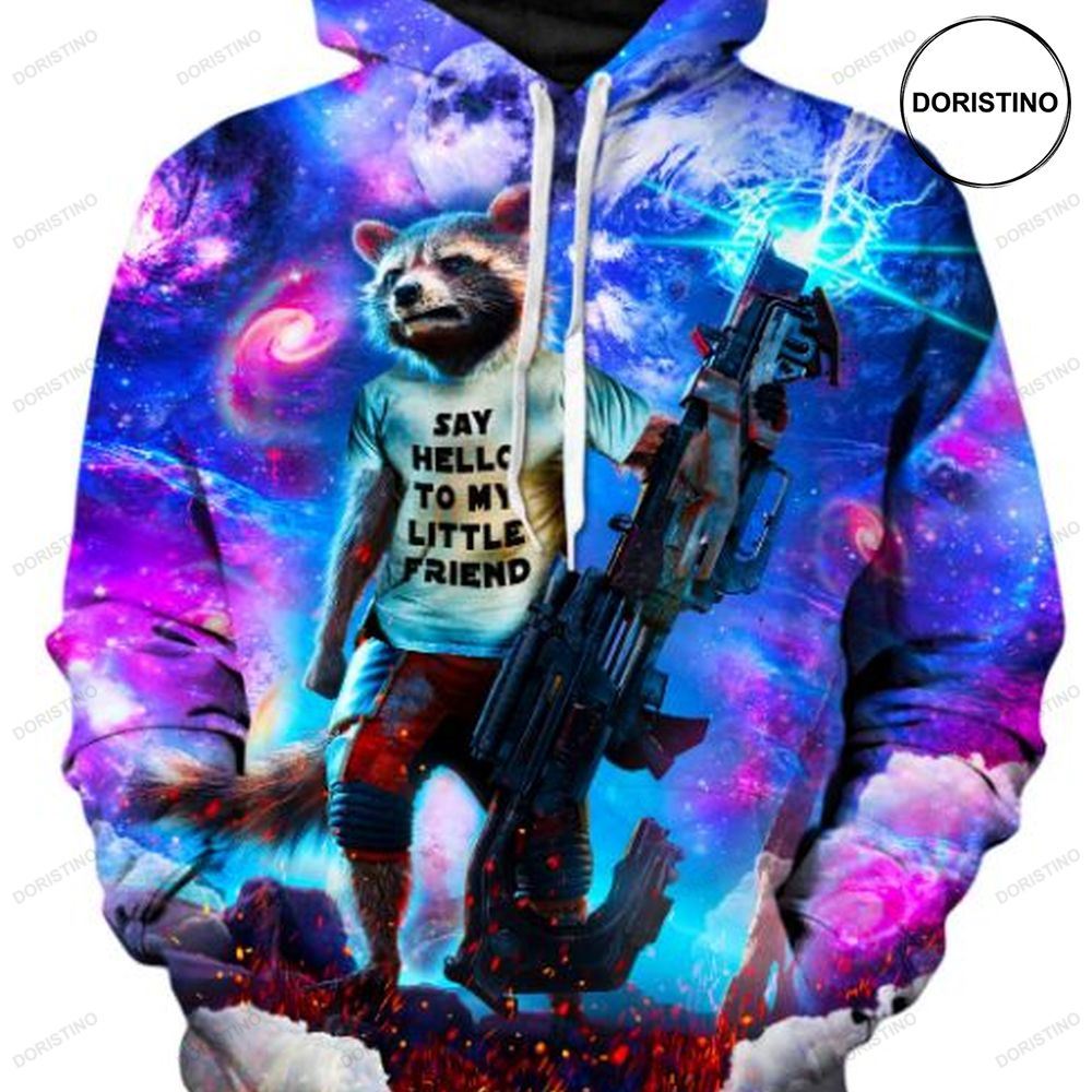 Rocket Raccoon Guardian Of The Galaxy All Over Print Hoodie