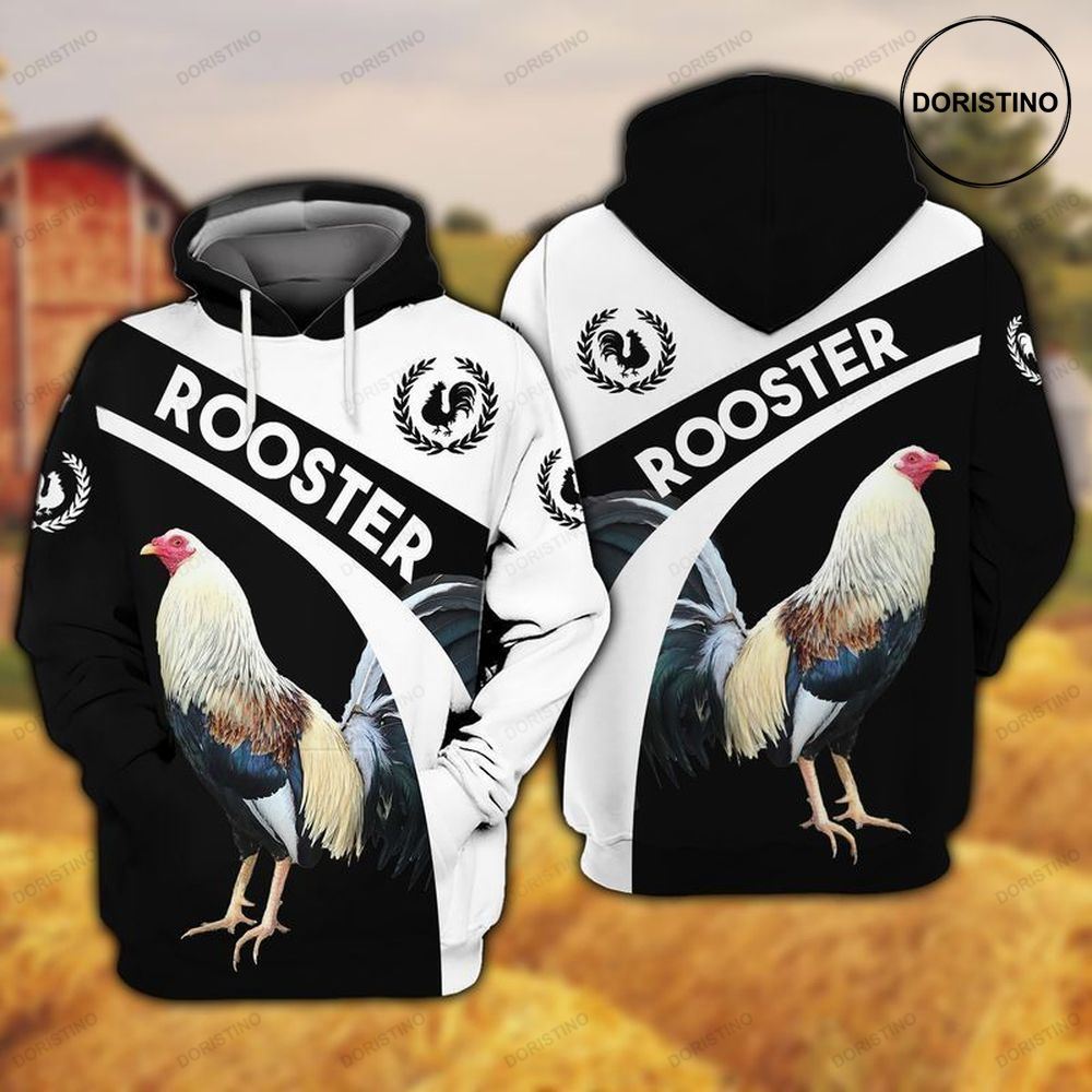 Rooster V8 All Over Print Hoodie