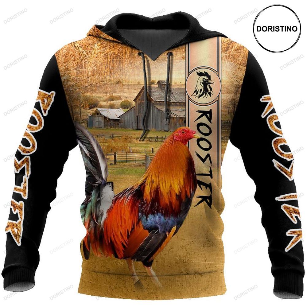 Rooster Limited Edition 3d Hoodie