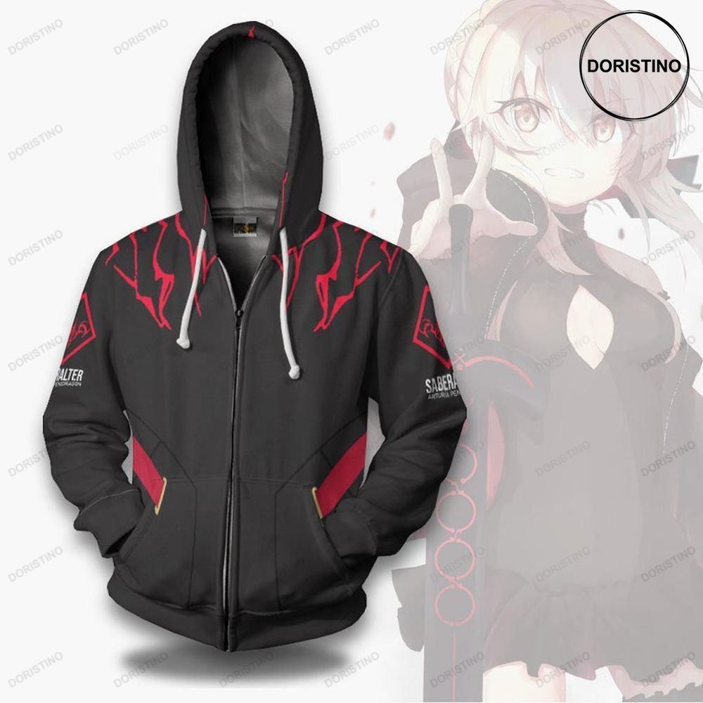 Saber Alter Casual Custom Fate Grand Order Limited Edition 3d Hoodie