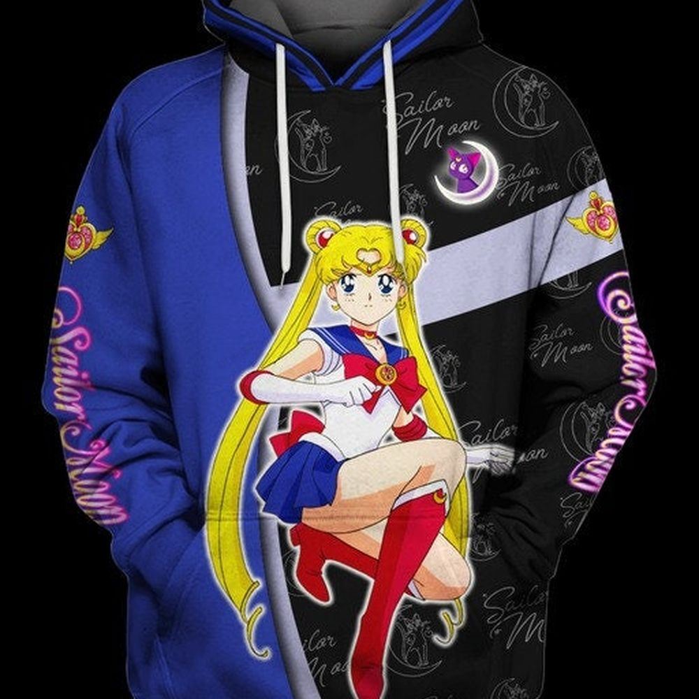 Sailor Moon Cute Gift To Daughter Limited Edition 3d Hoodie