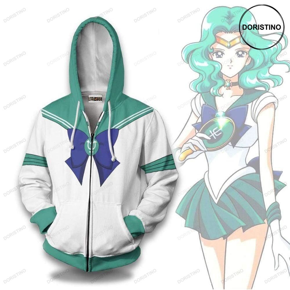 Sailor Neptune Sailor Moon Amine Casual Awesome 3D Hoodie
