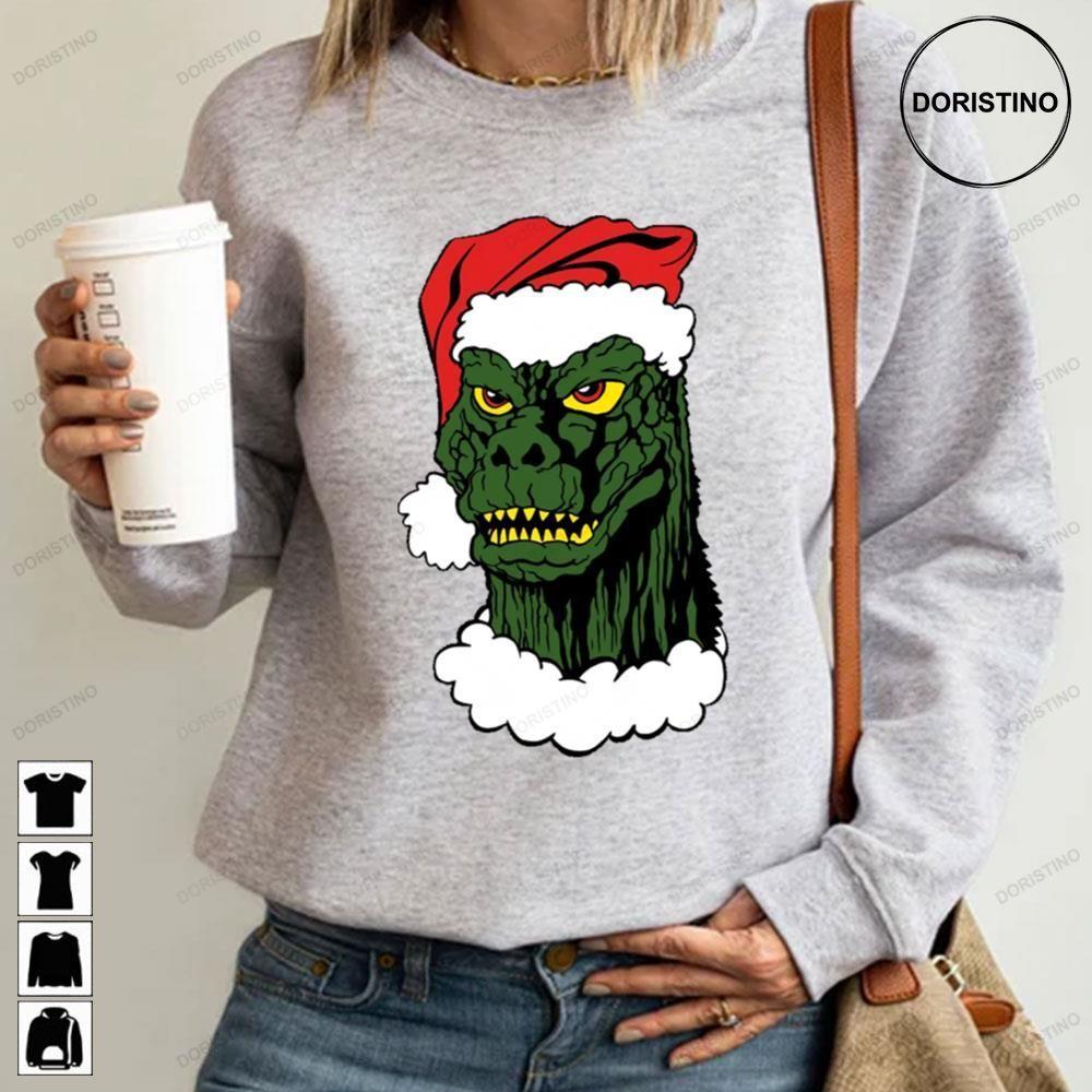 Godzilla Christmas 2 Doristino Awesome Shirts