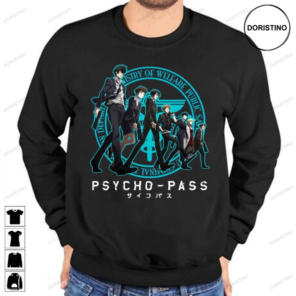 Graphic Funny Psychopass Main Characters Limited Edition T-shirts