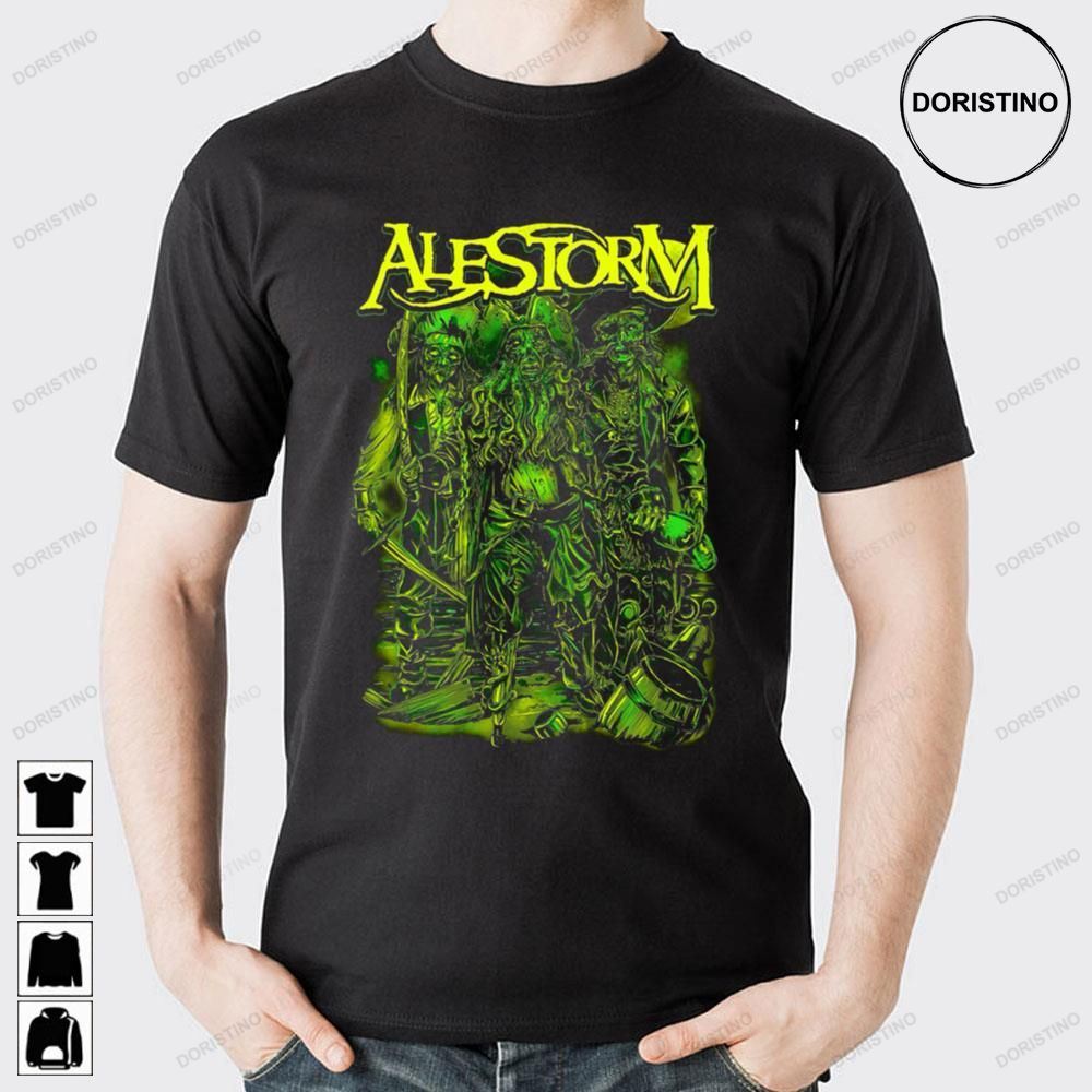 Green Alestorm Band Limited Edition T-shirts