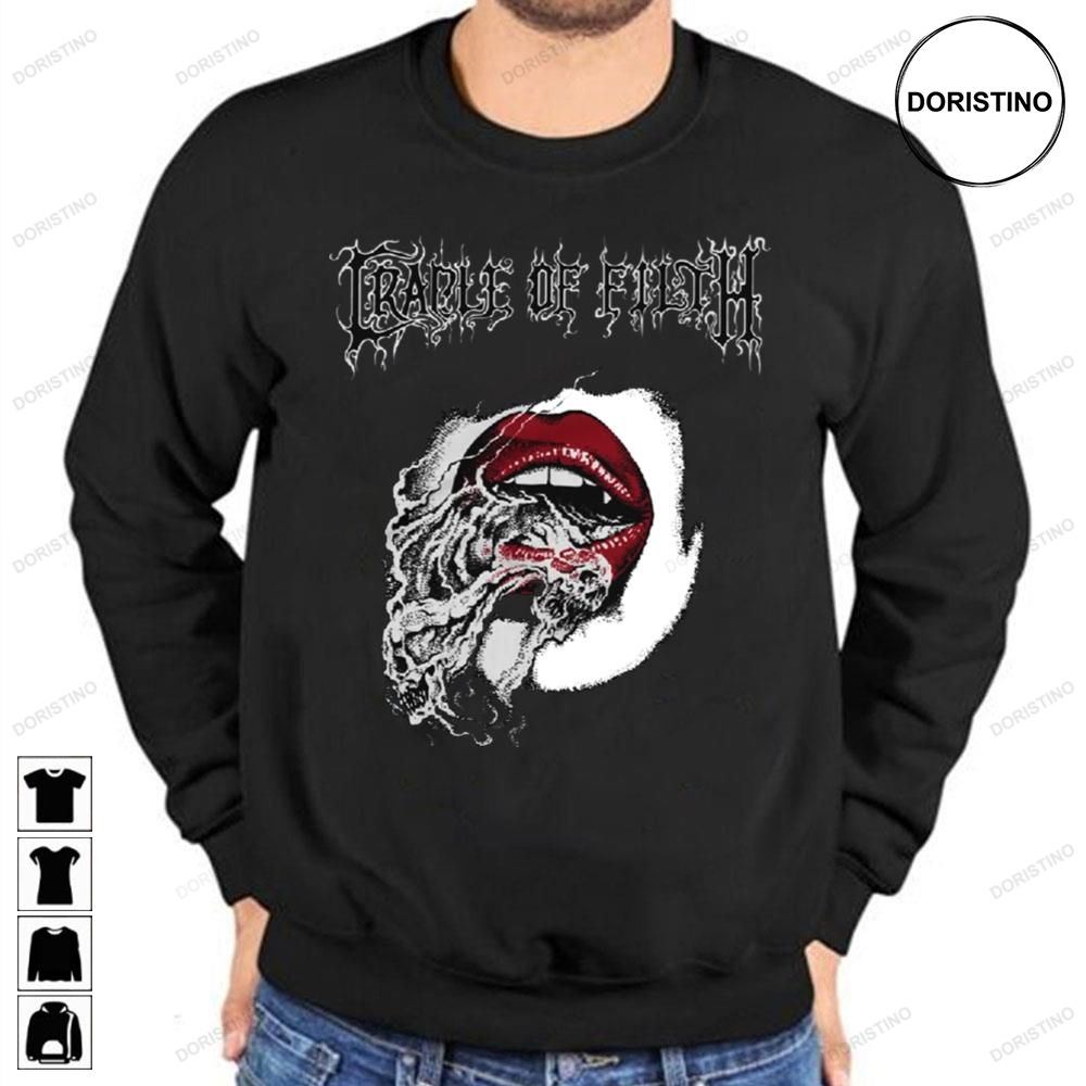 Red Lip Cradle Of Filth Awesome Shirts