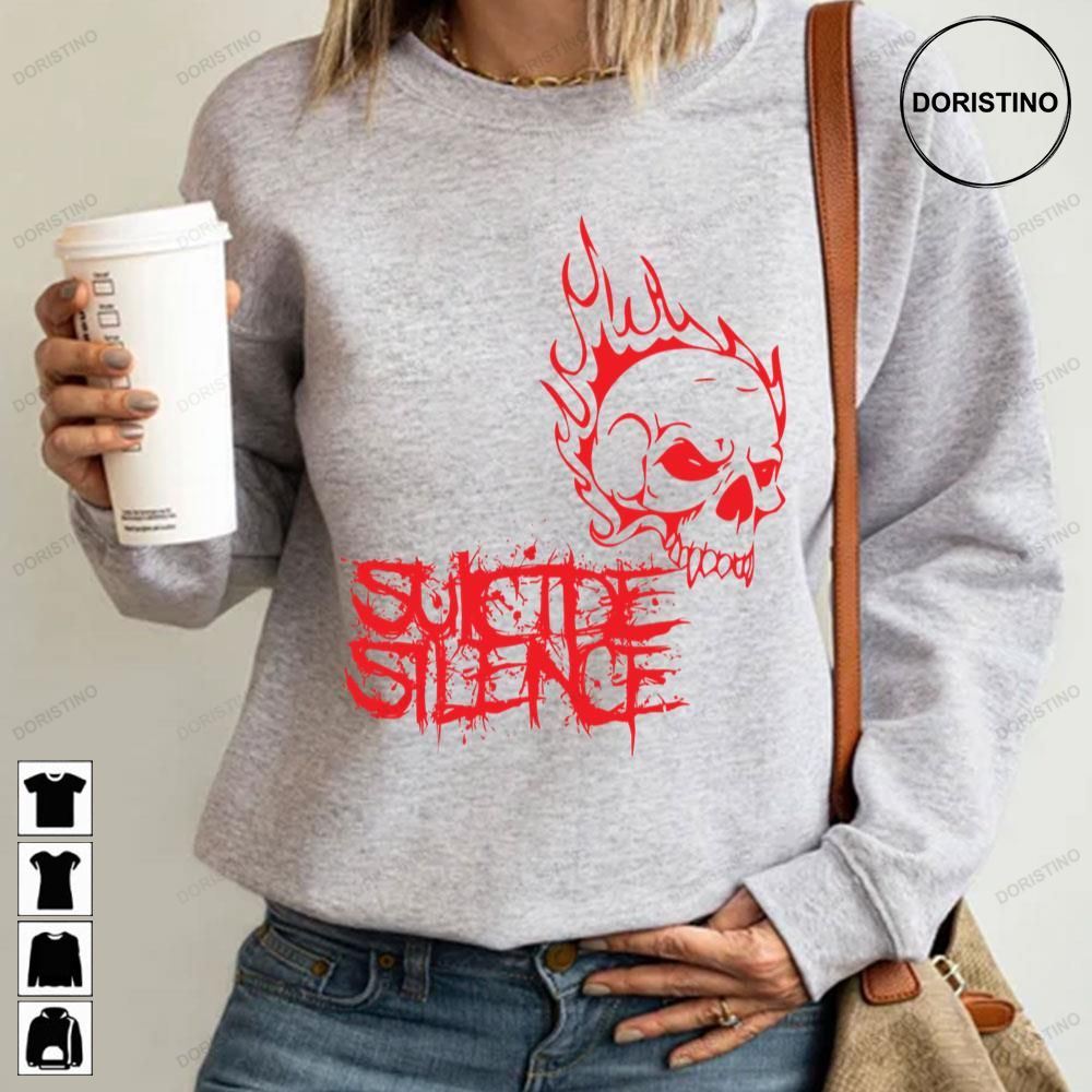 Red Skull Suicide Silence Trending Style
