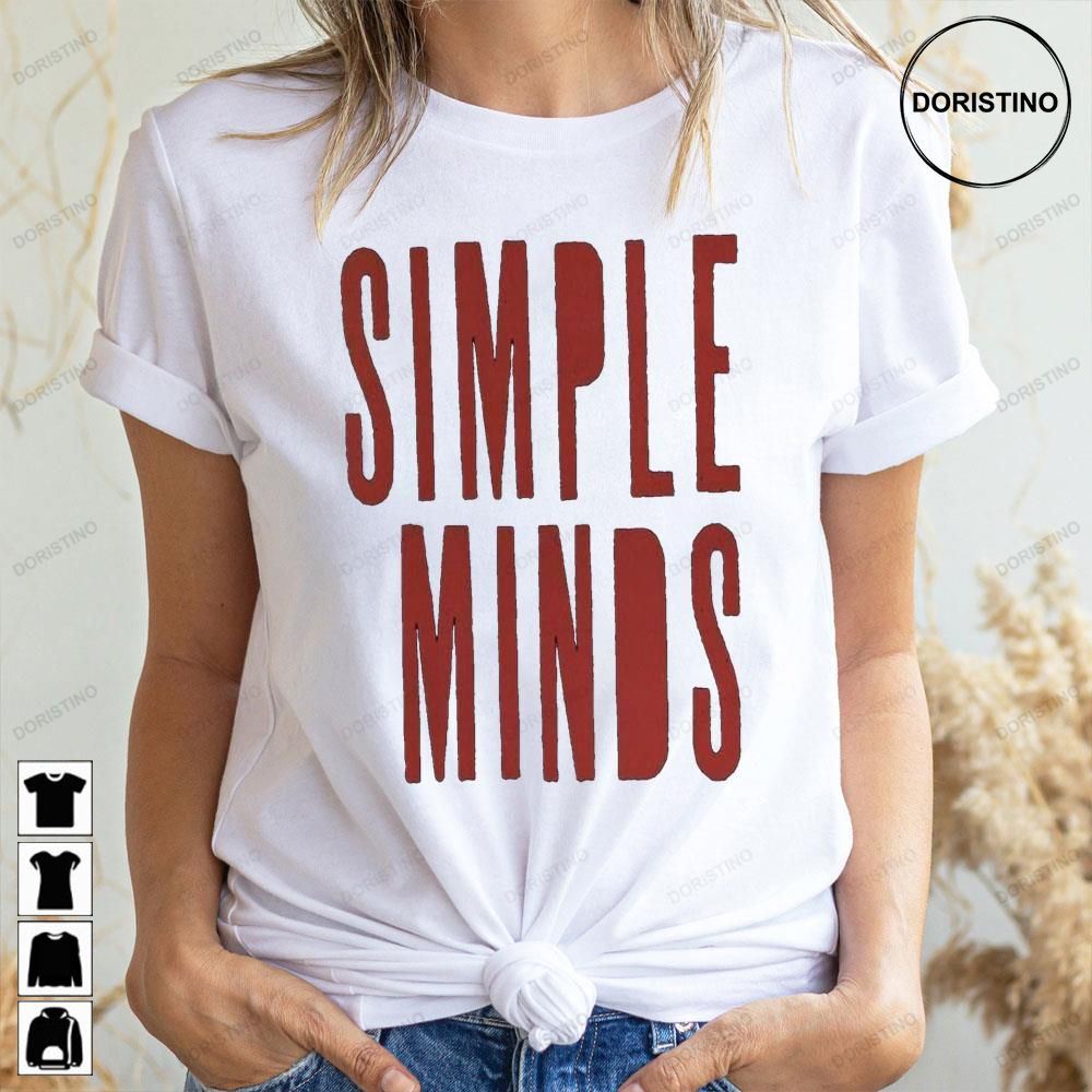 Red Vintage Simple Minds Limited Edition T-shirts