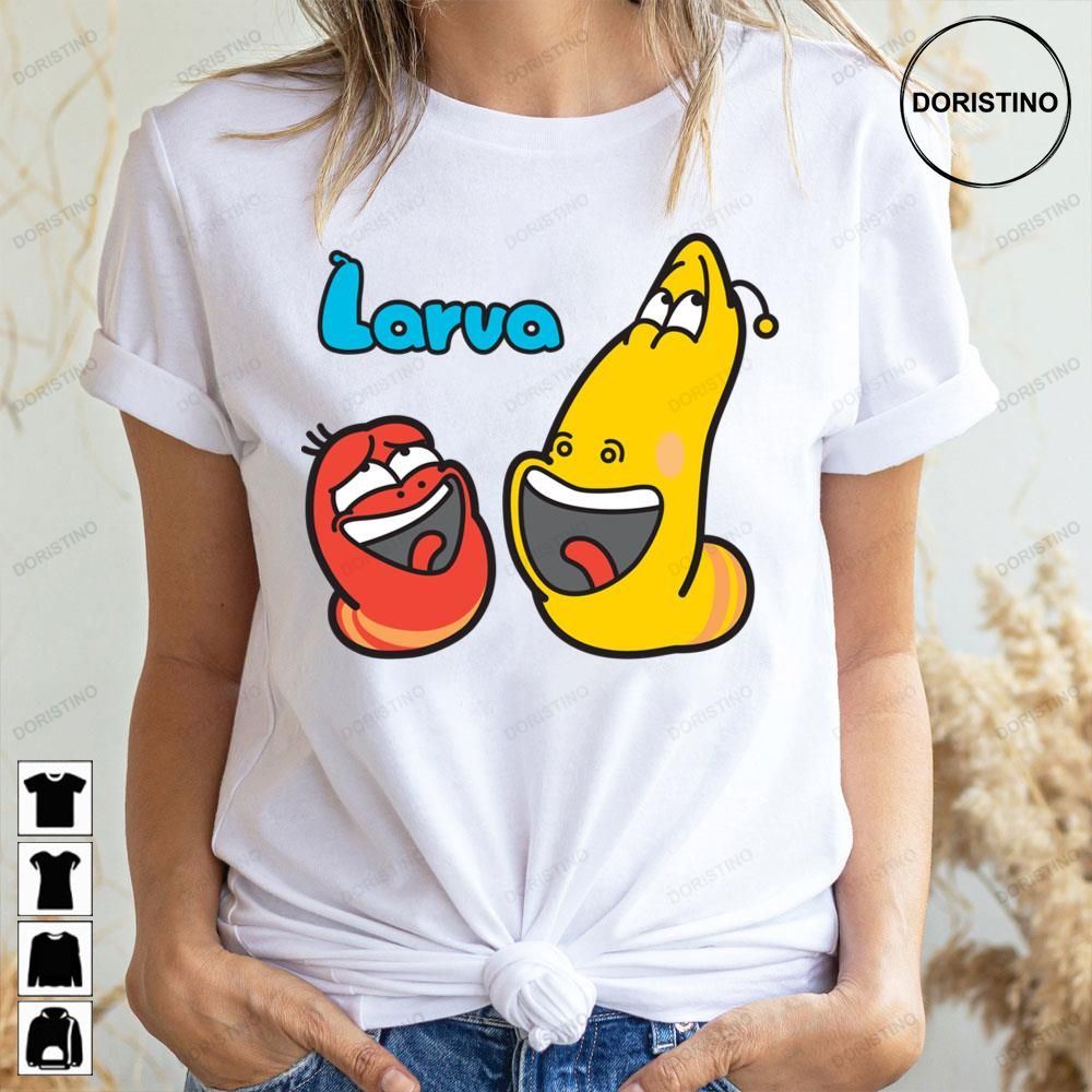 Red Yellow And Friends Larva Cartoon Awesome Shirts