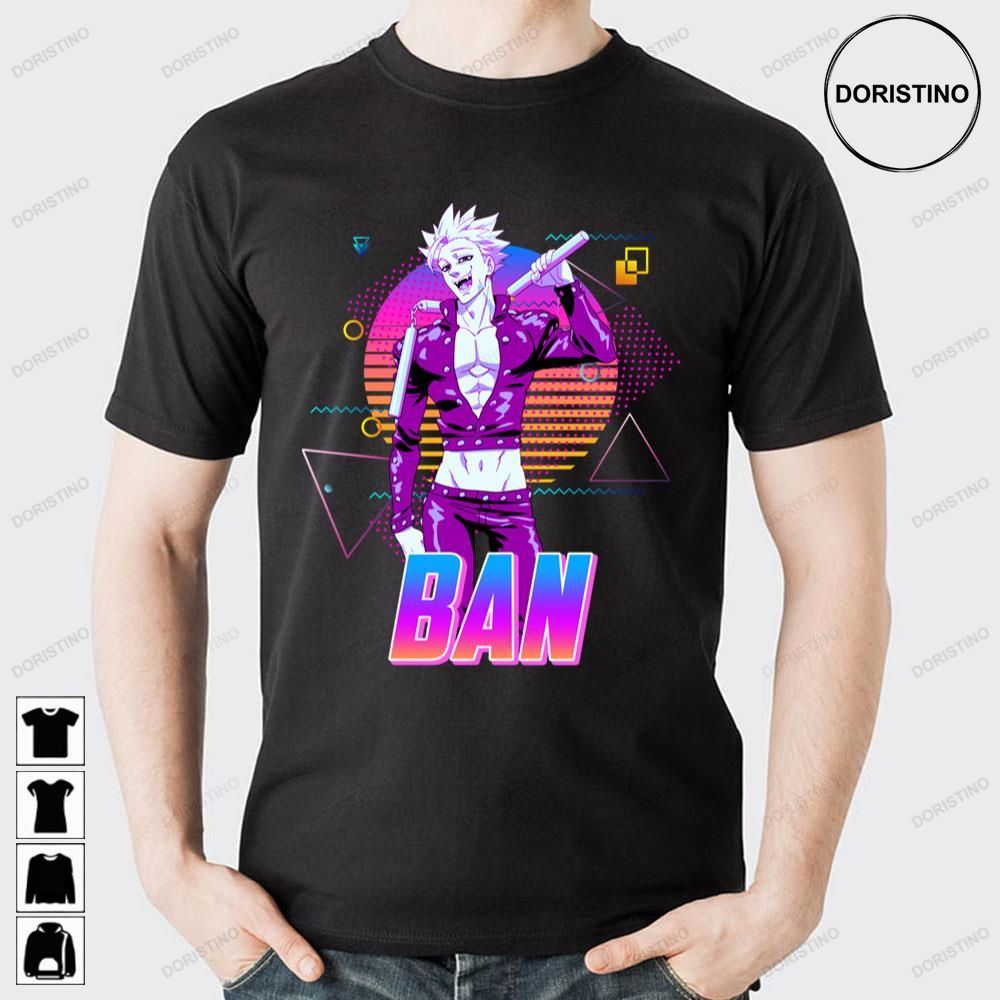 Retro Art Ban Seven Deadly Sins Limited Edition T-shirts