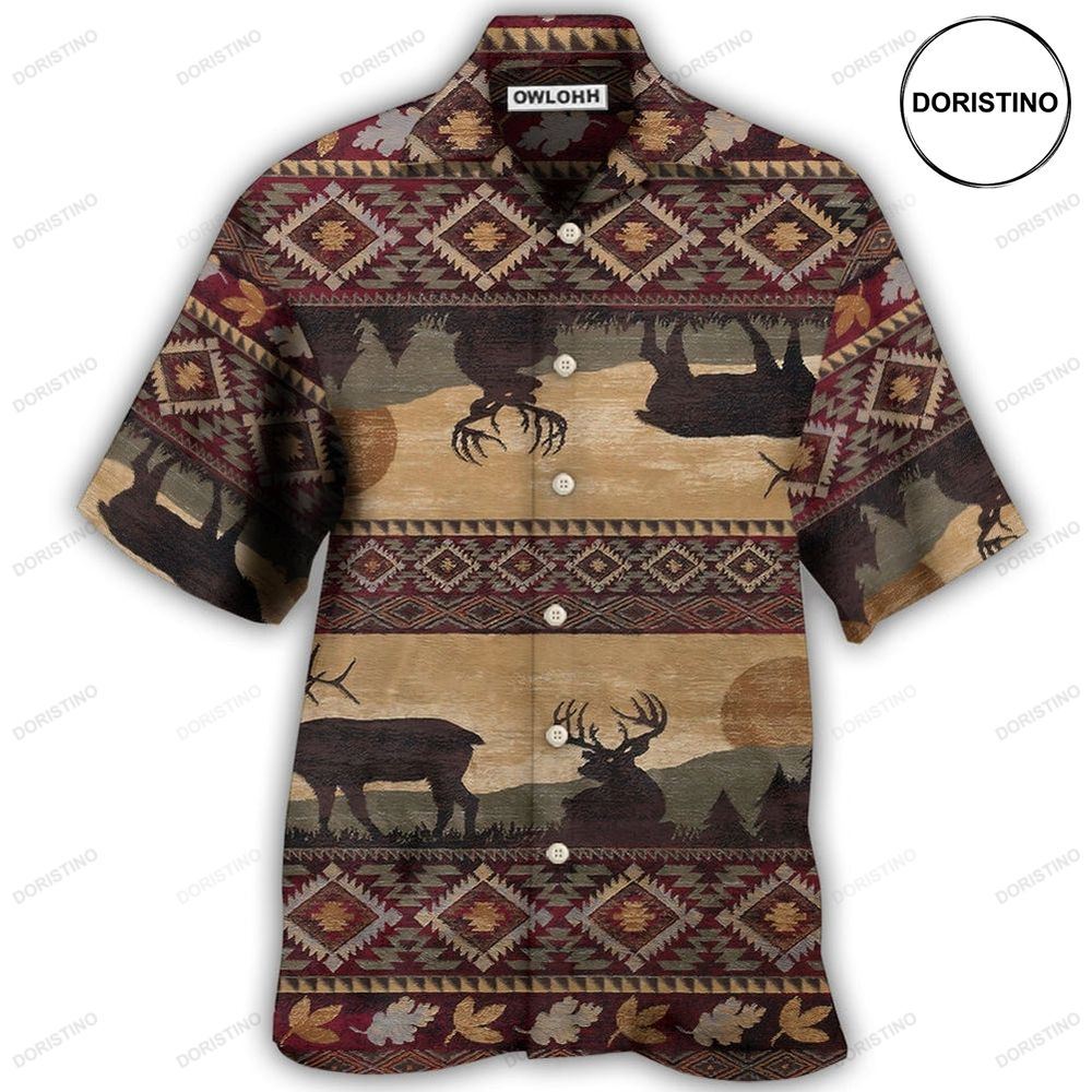 Native Love Peace Moose Limited Edition Hawaiian Shirt