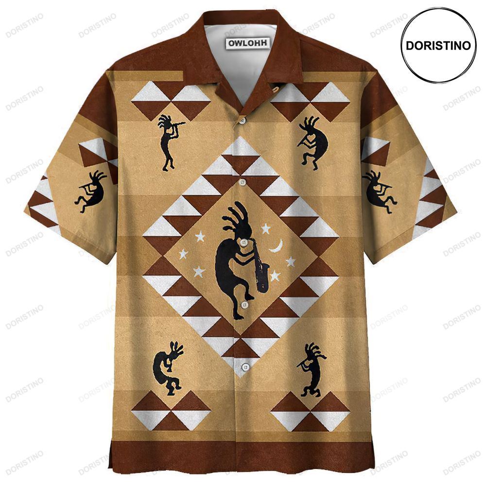 Native Love Peace Pattern Limited Edition Hawaiian Shirt