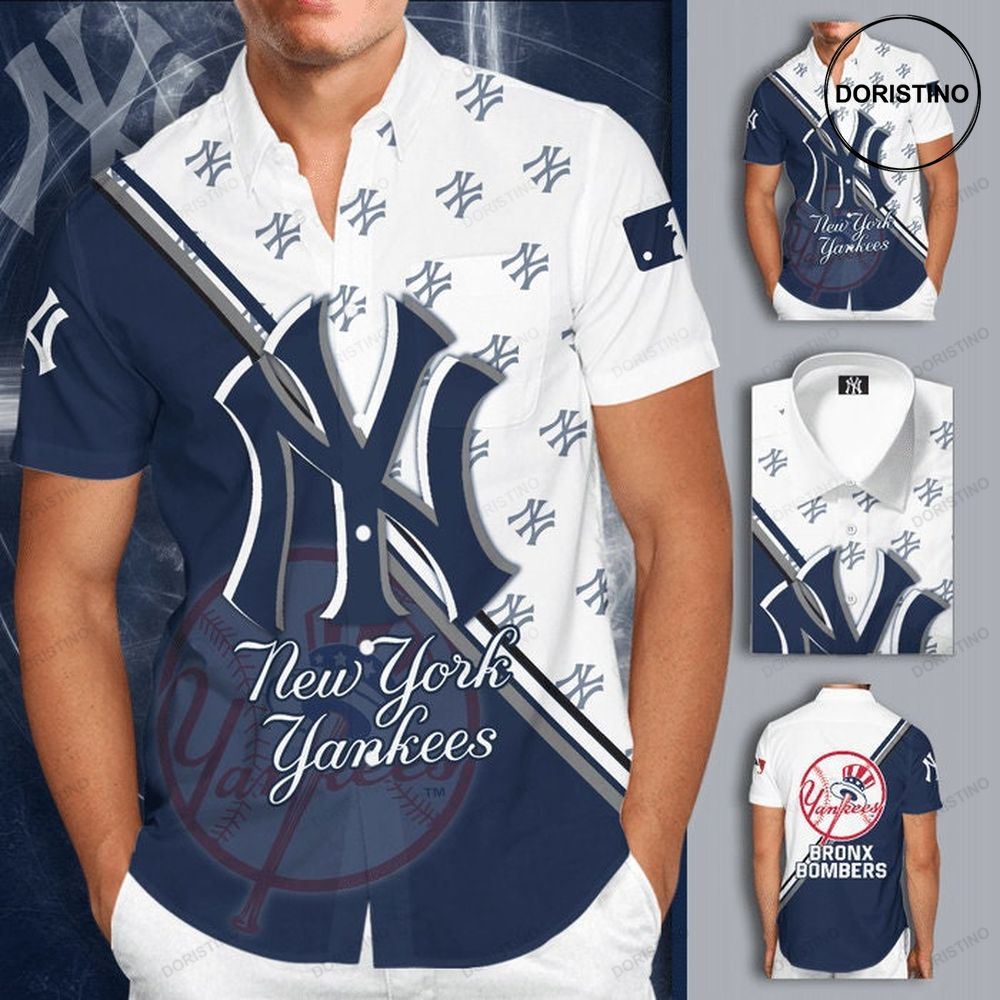 New York Yankees Short Sleeve Hgi154 Limited Edition Hawaiian Shirt