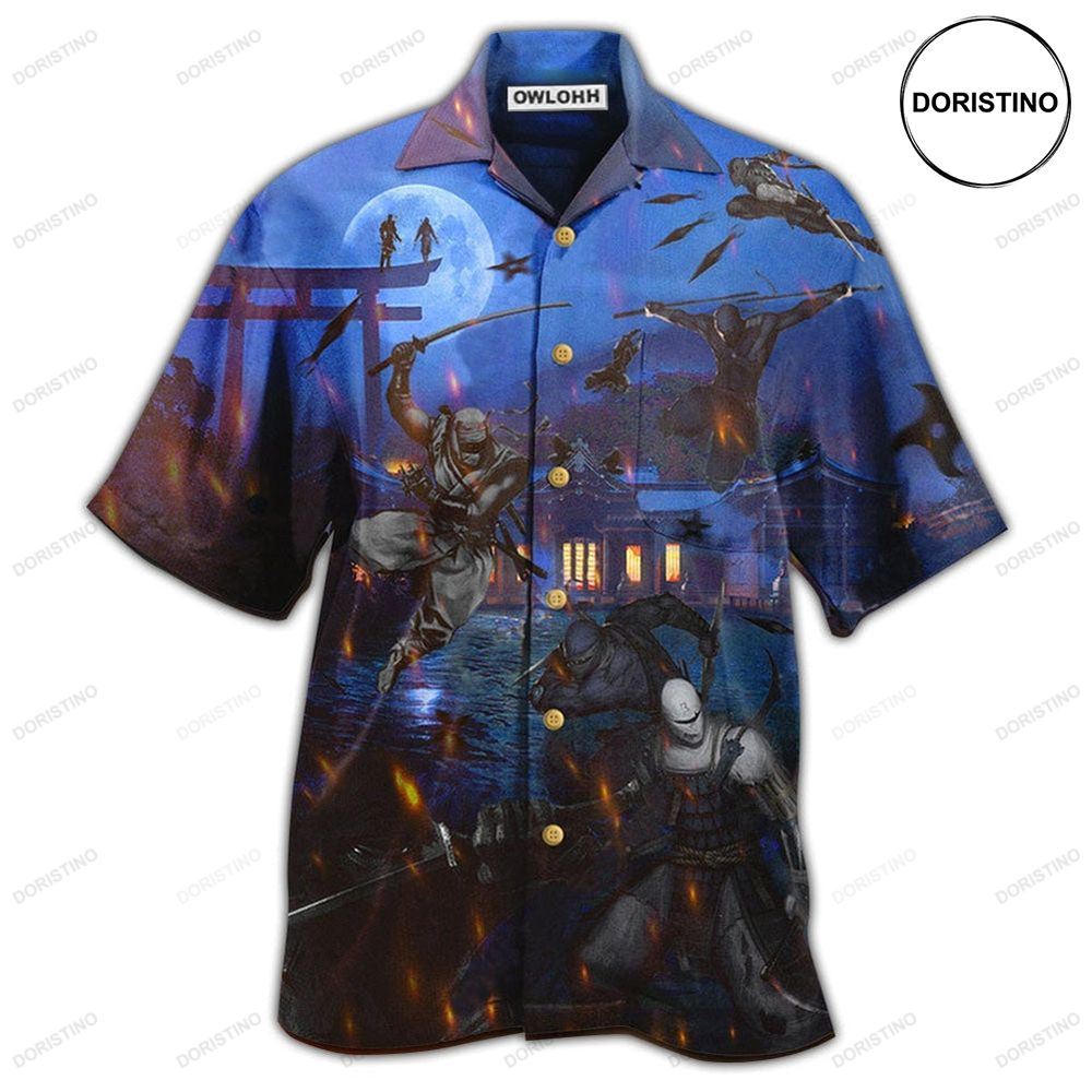 Ninja Overnight Awesome Hawaiian Shirt