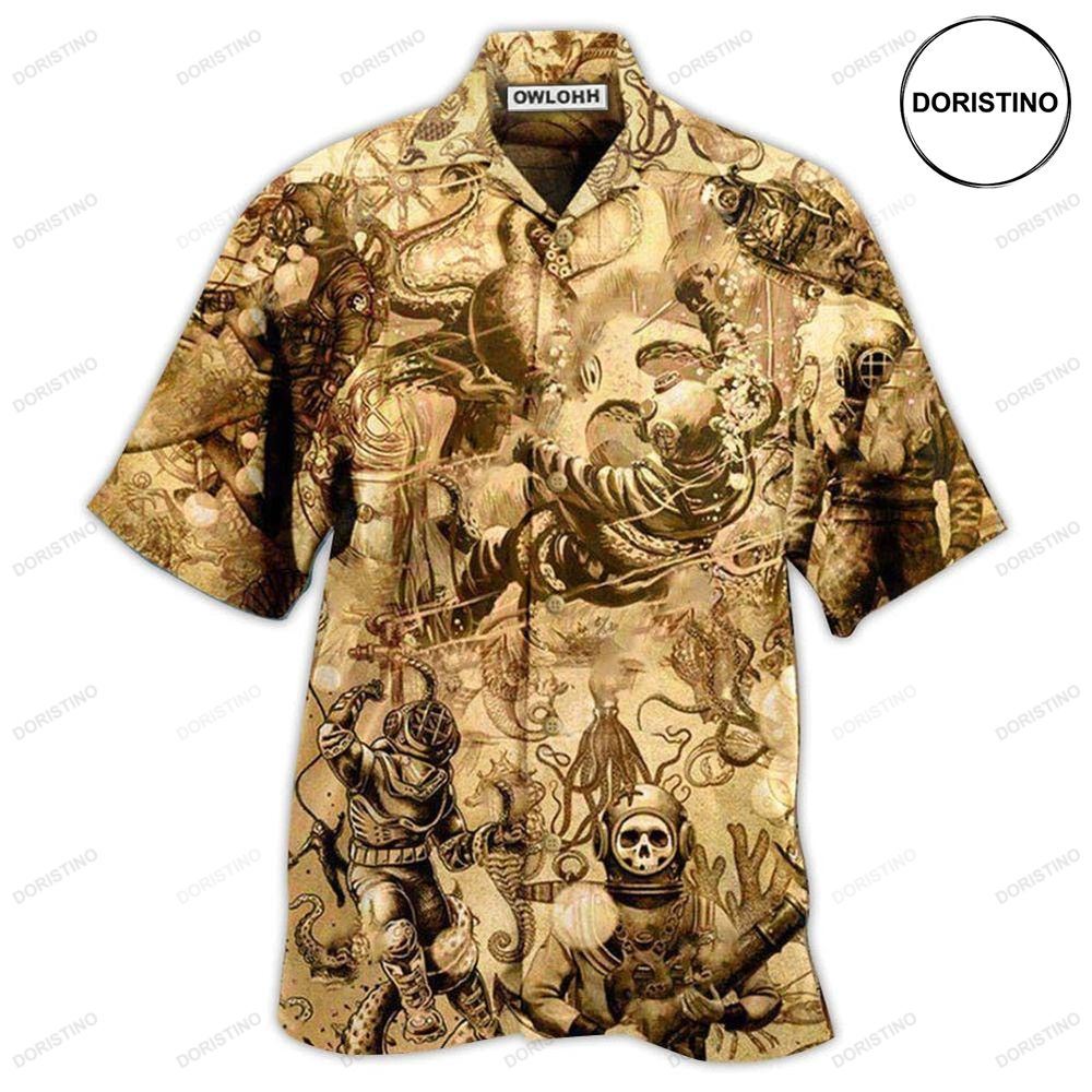 Ocean Life Is A Beach Then You Dive To Discovery Limited Edition Hawaiian Shirt