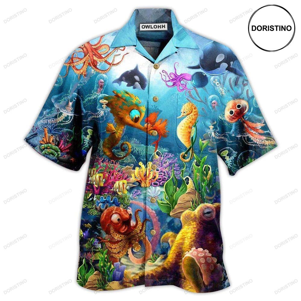 Ocean Marine Is Fun Hawaiian Shirt