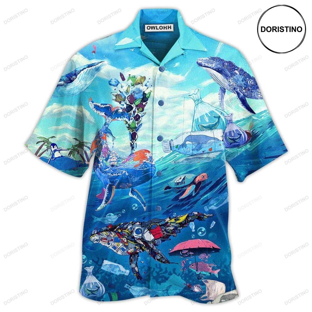 Ocean Save The Ocean Hawaiian Shirt