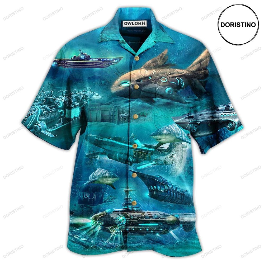 Ocean Submarine Love Ocean Hawaiian Shirt