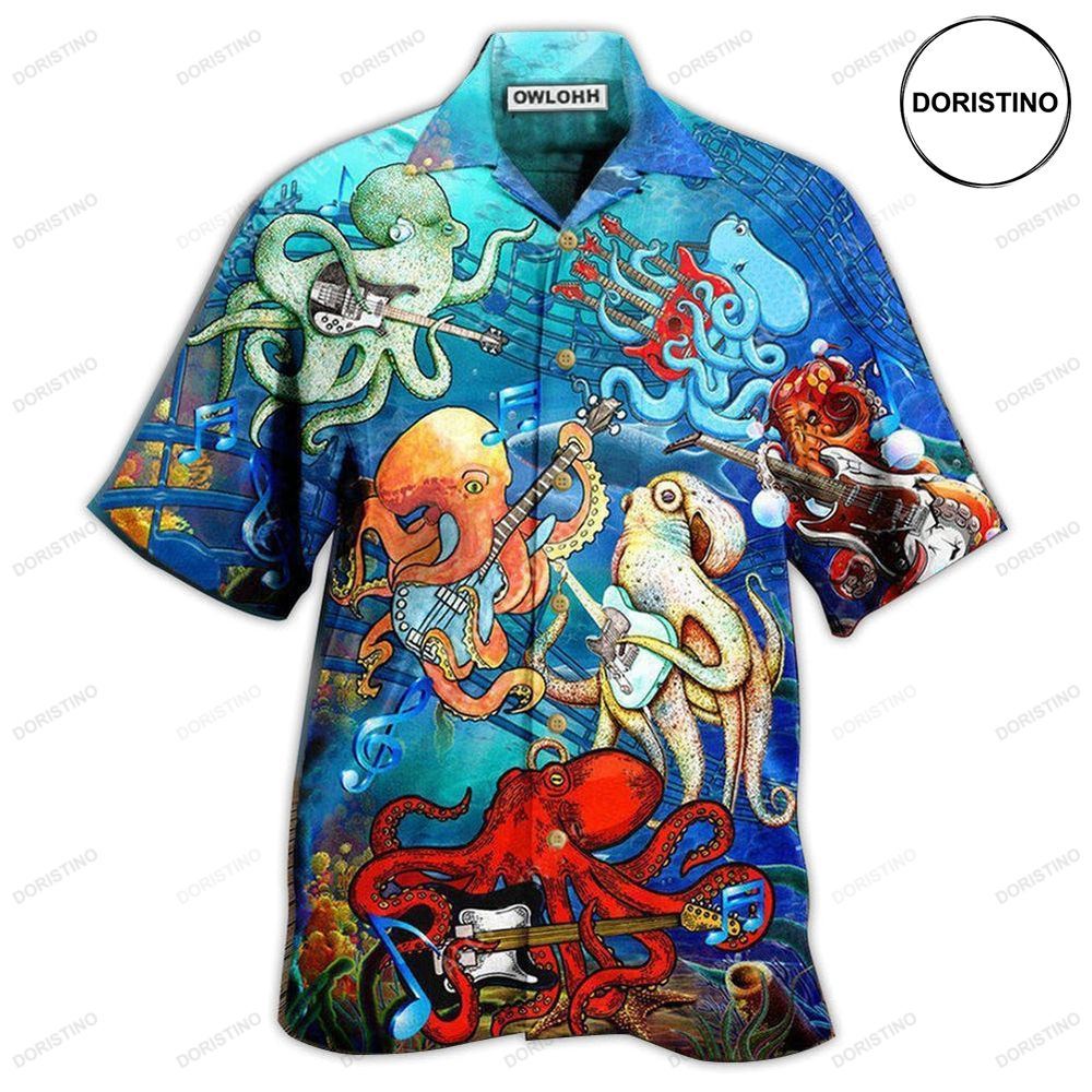 Octopus Rocktopus Happy Limited Edition Hawaiian Shirt