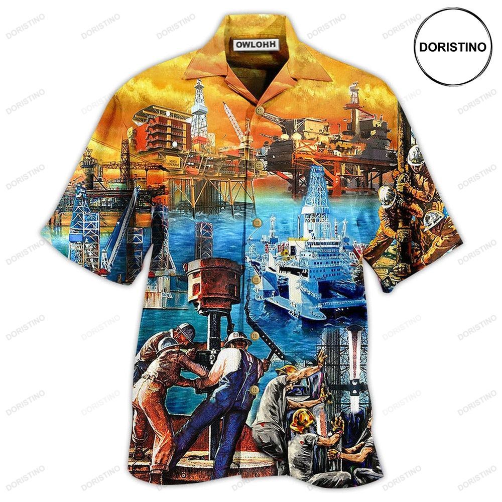 Oil Field Drill Till It Squirts Oil Field Limited Edition Hawaiian Shirt