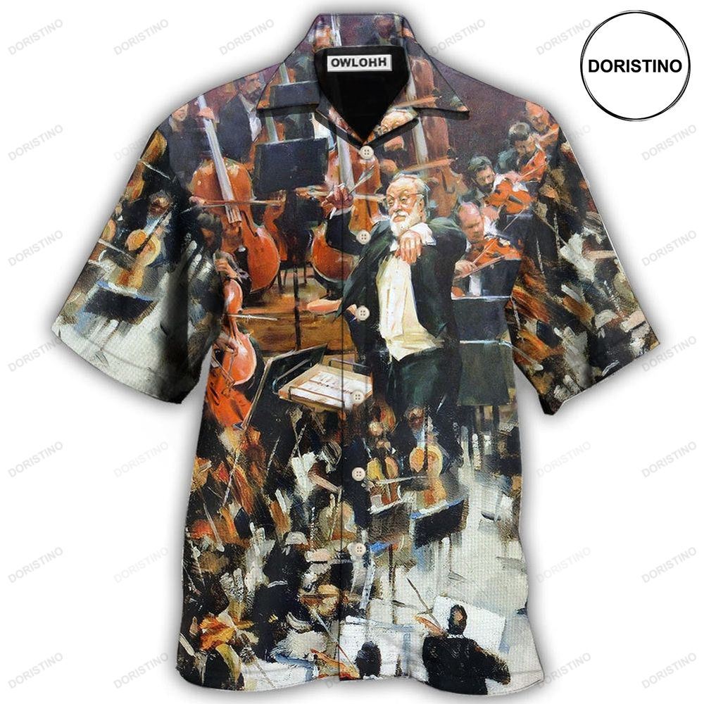 Orchestra So Excited Music Lover Hawaiian Shirt