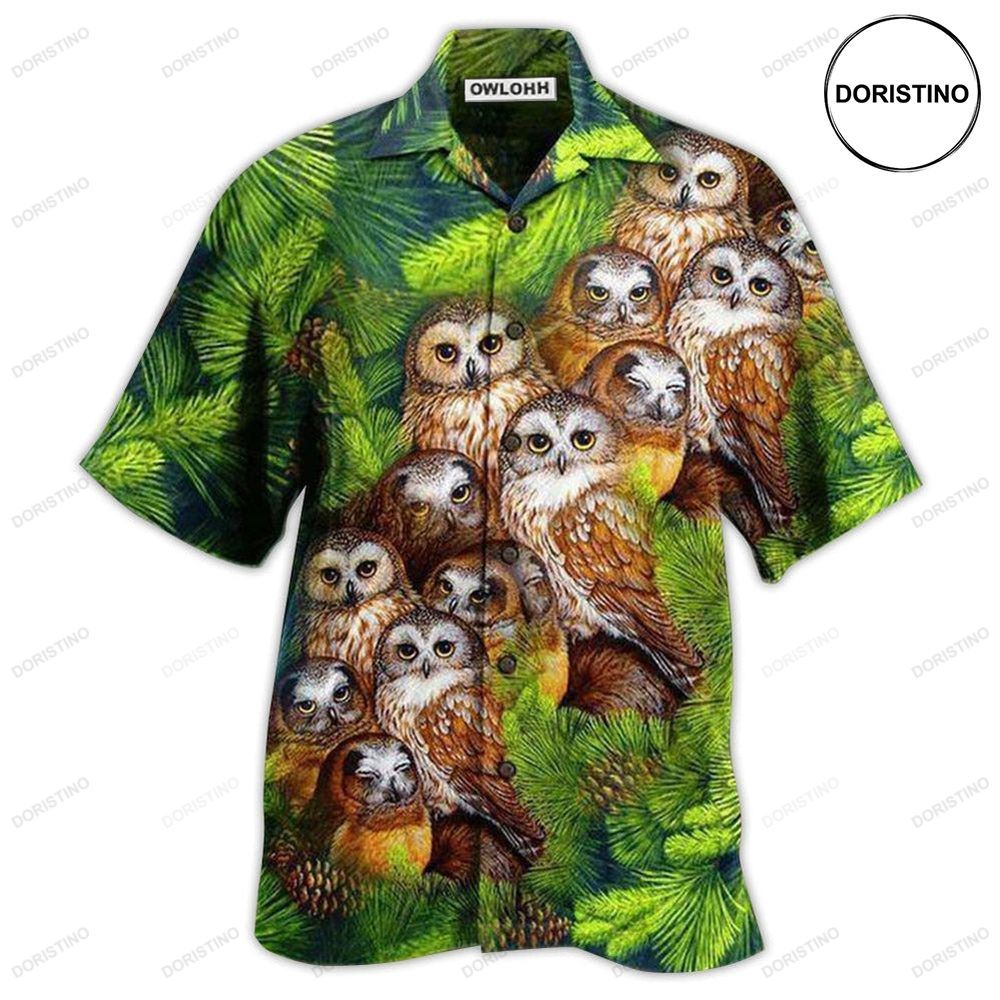 Owl Love Animals Life Lovely Awesome Hawaiian Shirt