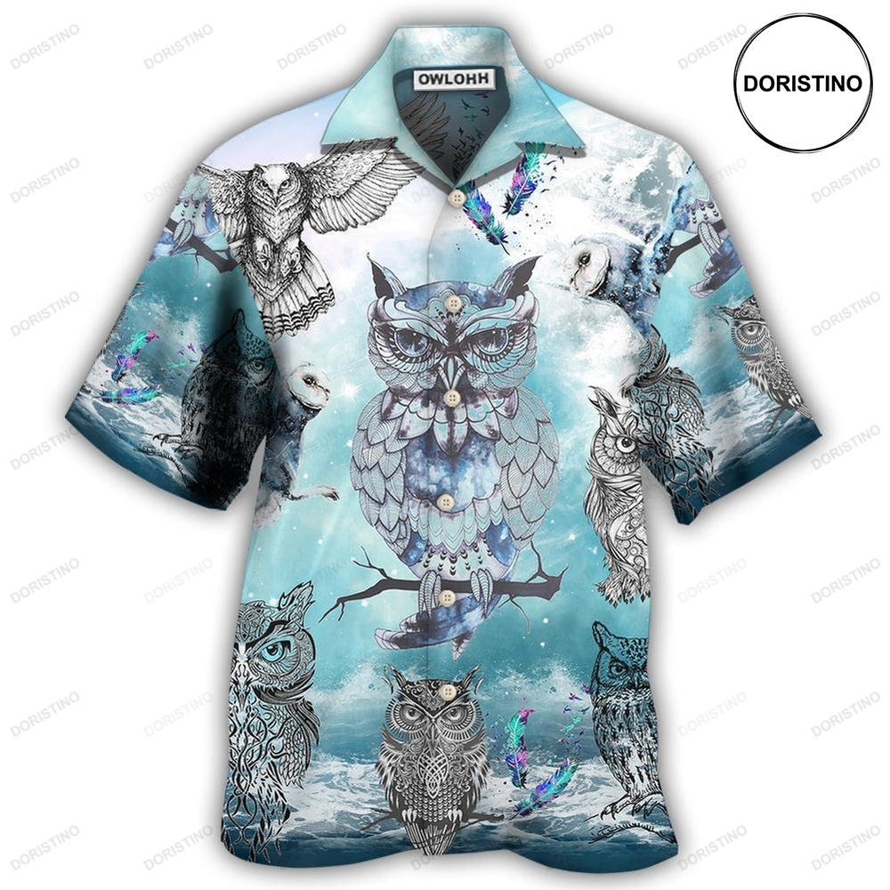 Owl Tattoo Fantasy Sky Awesome Hawaiian Shirt