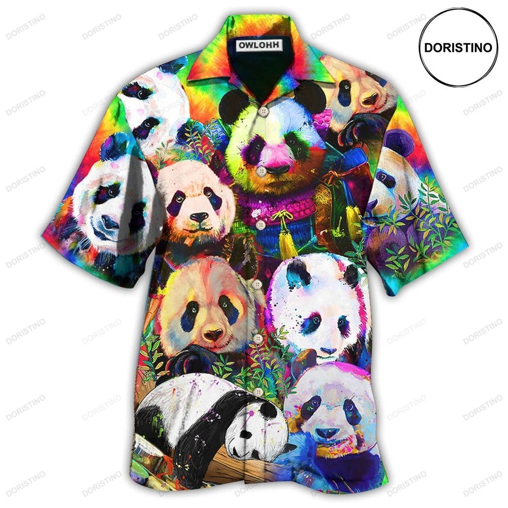 Panda Colorful Giant Limited Edition Hawaiian Shirt