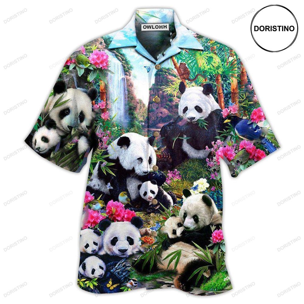 Panda Keep Calm And Hug A Panda Limited Edition Hawaiian Shirt