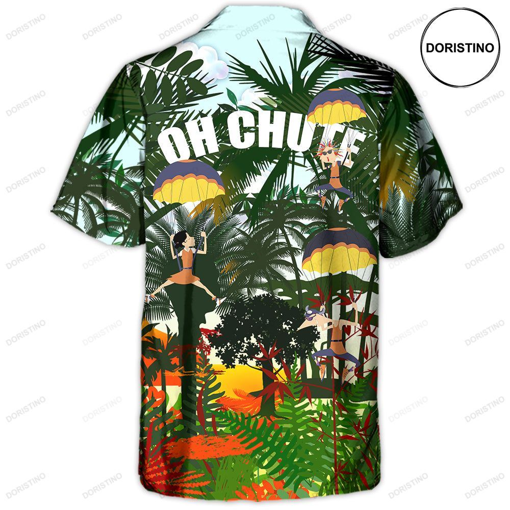 Parasailing Oh Chute I Fly With Wind Limited Edition Hawaiian Shirt