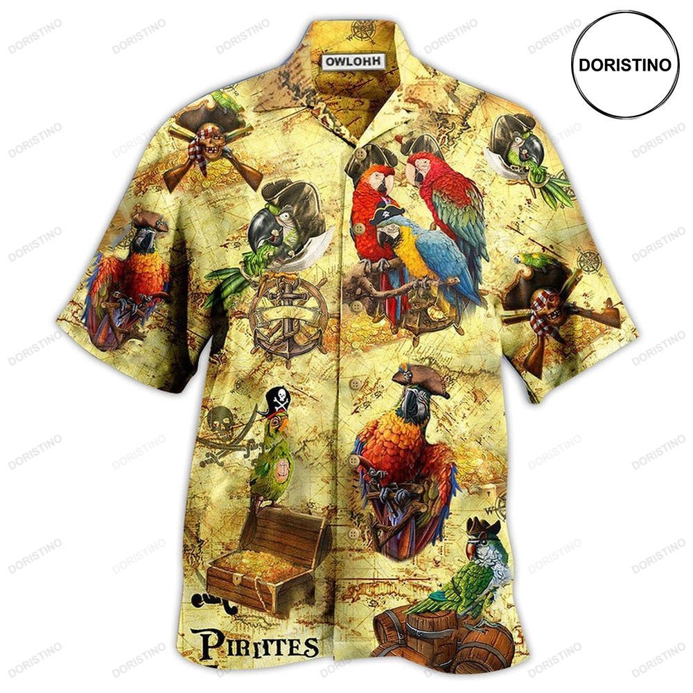 Parrot Amazing Pirate Parrots Limited Edition Hawaiian Shirt