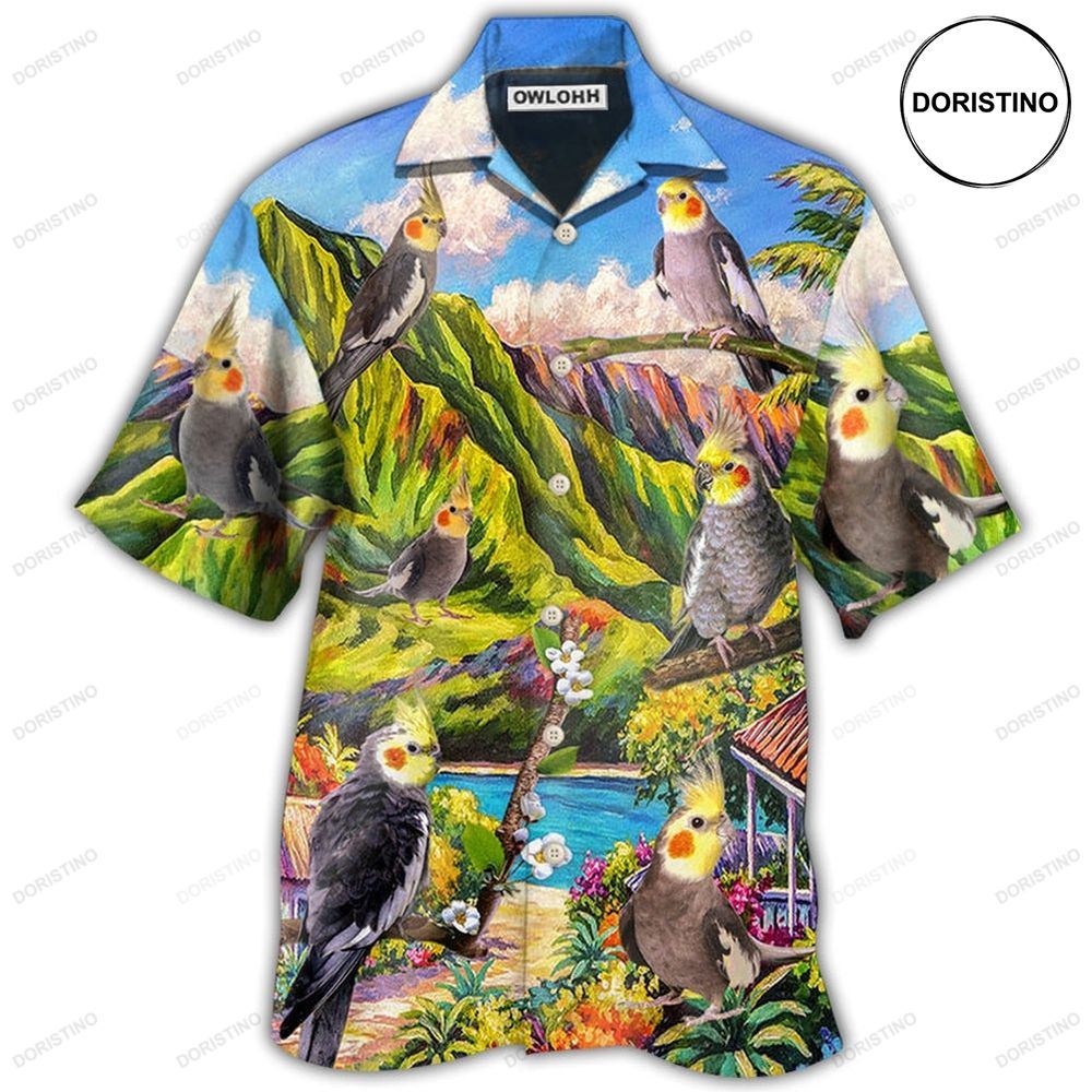 Parrot Cockatiel Beautiful Landscape Limited Edition Hawaiian Shirt