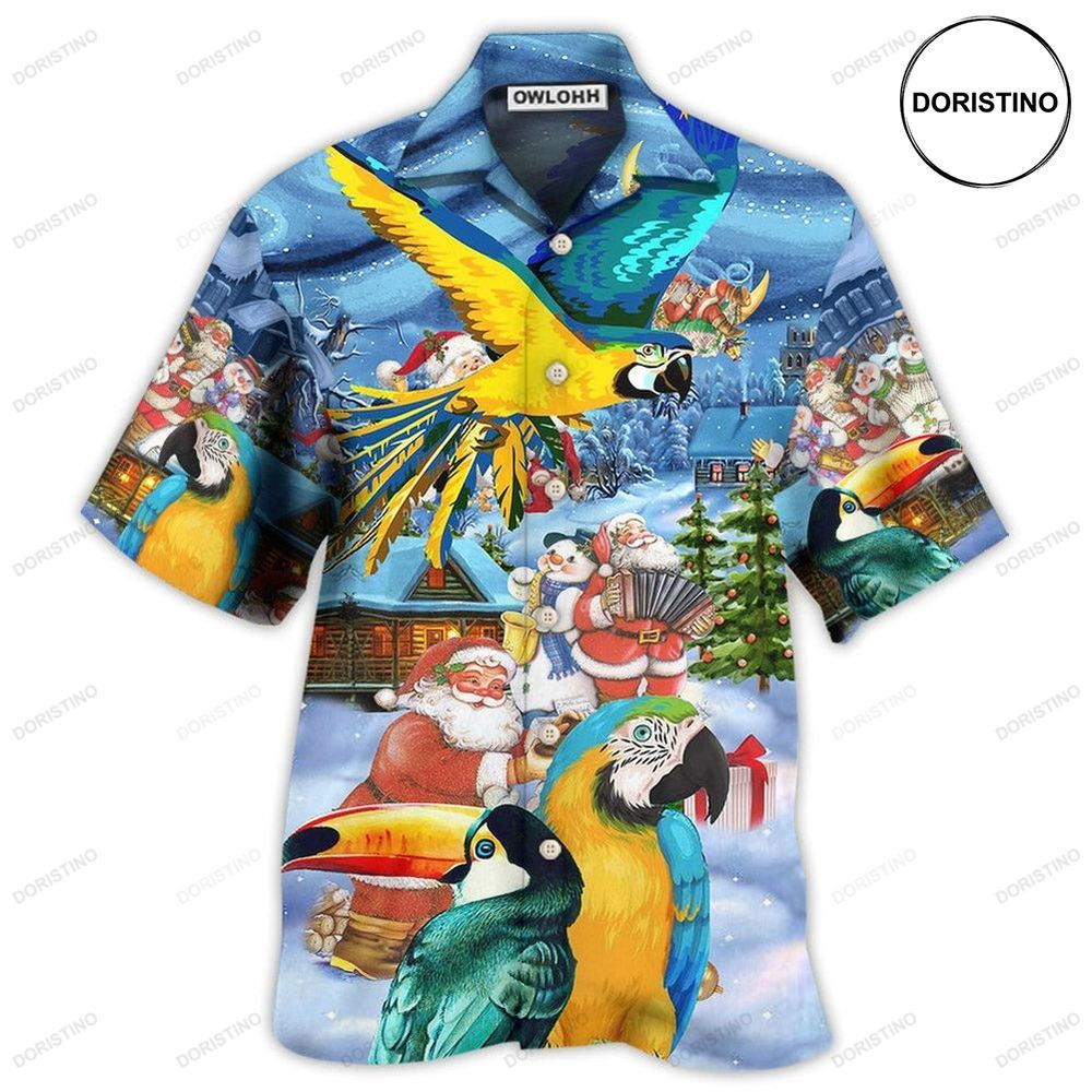 Parrot High By The Beach Unique Awesome Hawaiian Shirt