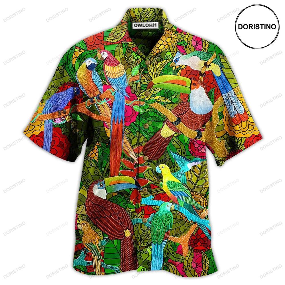 Parrot Love Human Love Sky Limited Edition Hawaiian Shirt