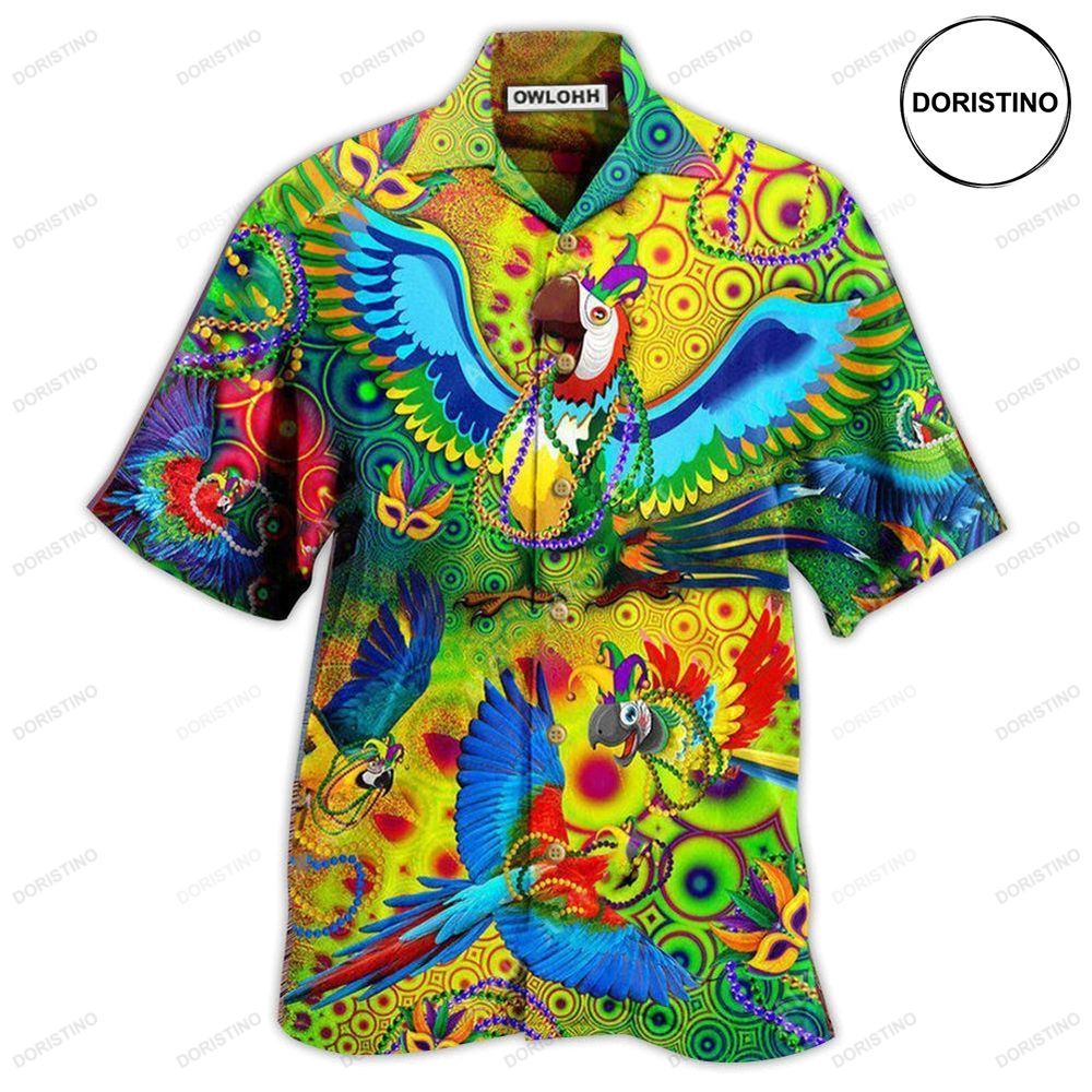 Parrot Mardi Gras Limited Edition Hawaiian Shirt