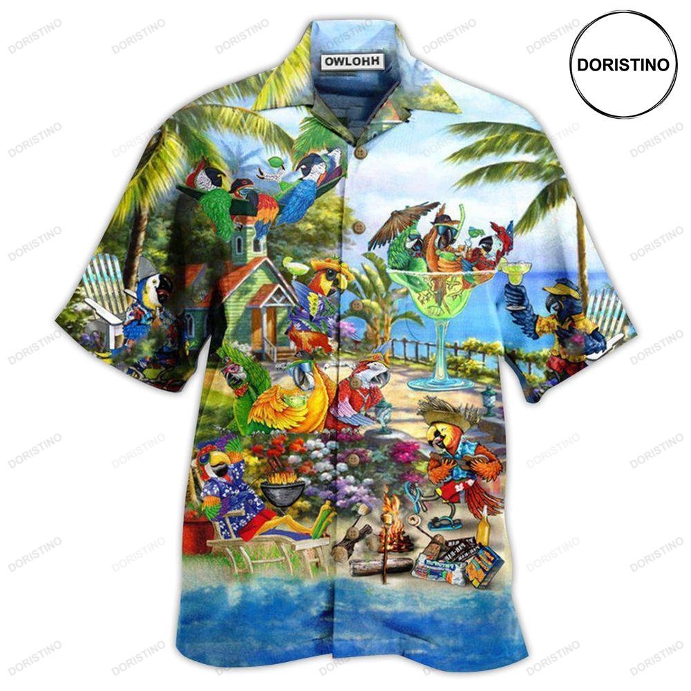 Parrot Party Tropical Summer Limited Edition Hawaiian Shirt