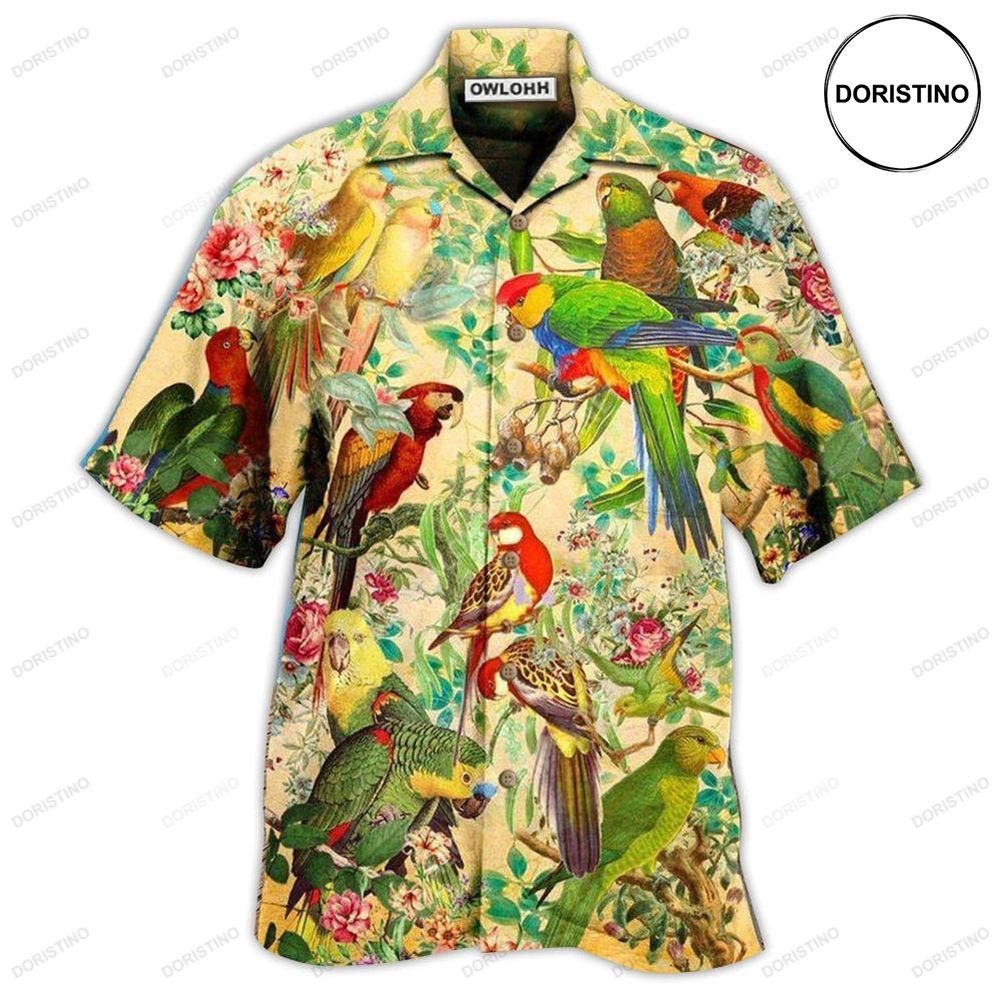 Parrot Vintage Interesting Limited Edition Hawaiian Shirt