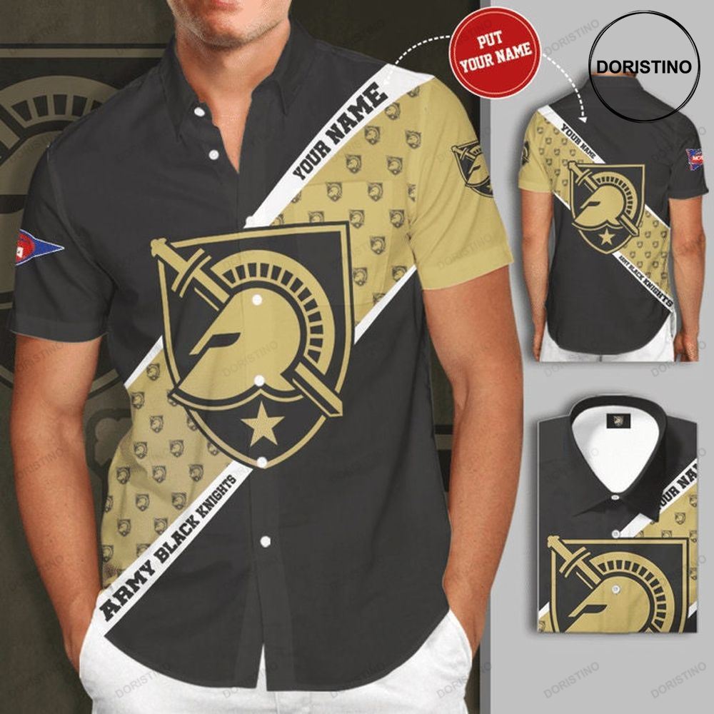 Personalized Army Black Knights Short Sleeve Hgi212 Hawaiian Shirt