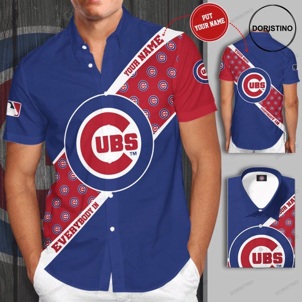 Personalized Chicago Cubs Short Sleeve Hgi144 Awesome Hawaiian Shirt