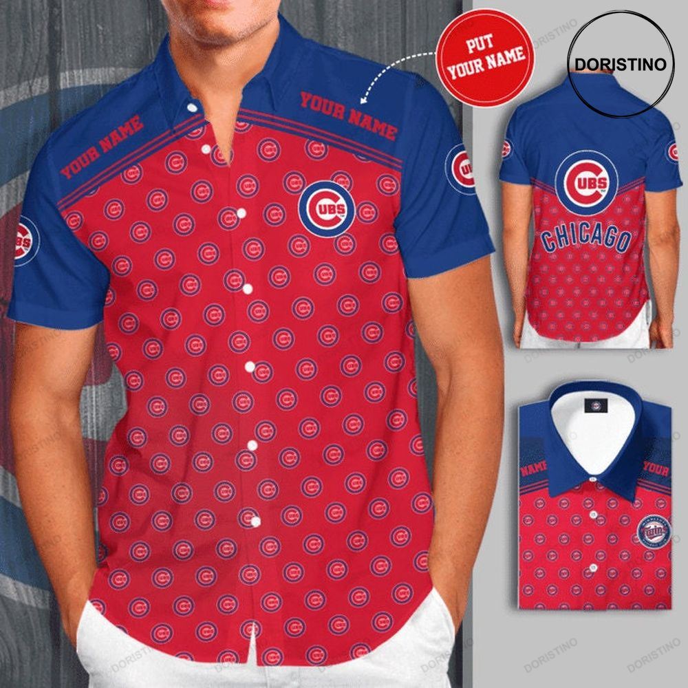 Personalized Chicago Cubs Short Sleeve Hgi145 Awesome Hawaiian Shirt