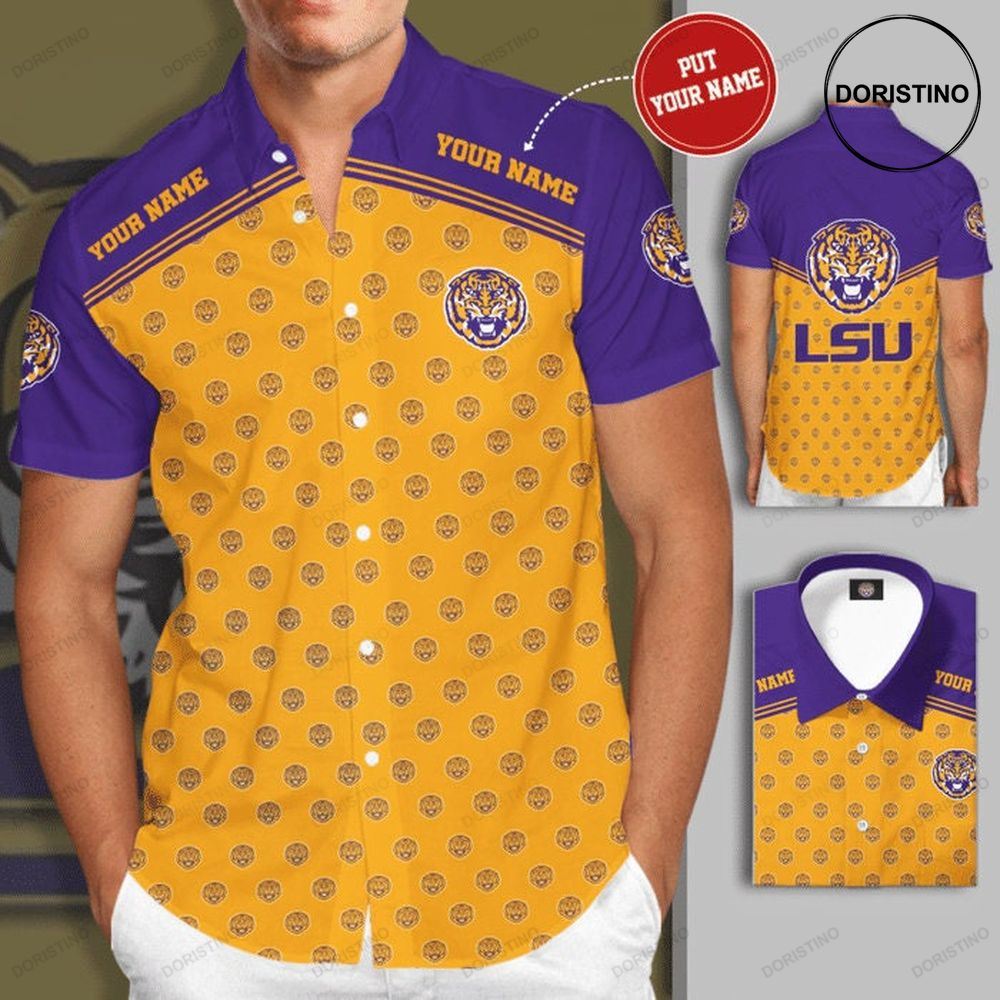 Personalized Lsu Tigers Short Sleeve Hgi189 Limited Edition Hawaiian Shirt