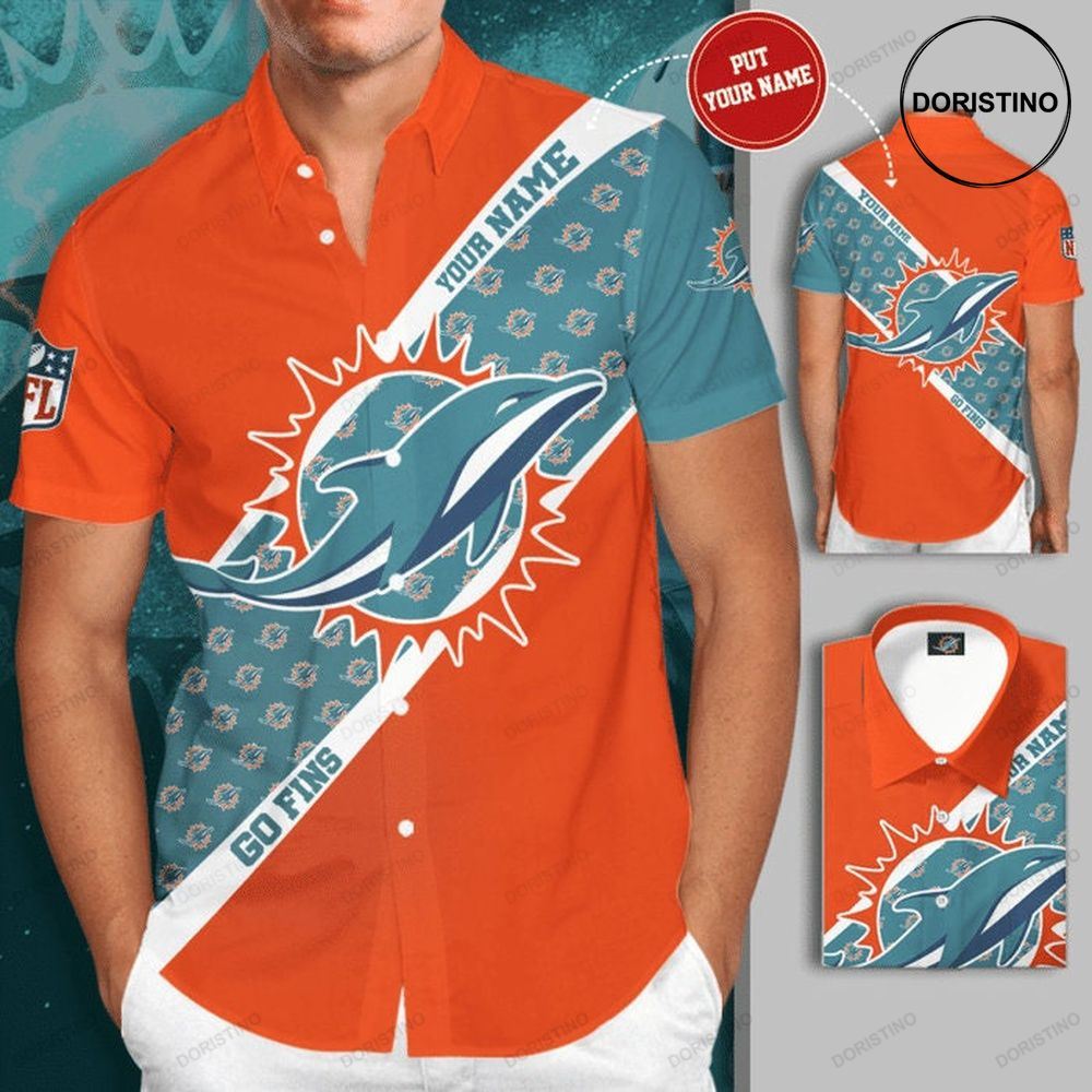 Personalized Miami Dolphins Short Sleeve Hgi062 Limited Edition Hawaiian Shirt