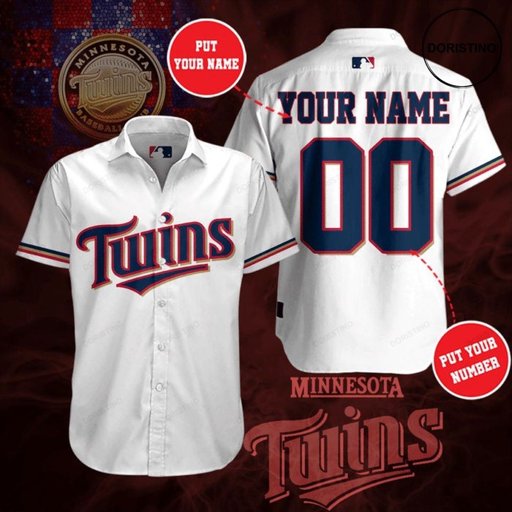 Personalized Minnesota Twins Short Sleeve Hgi117 Awesome Hawaiian Shirt