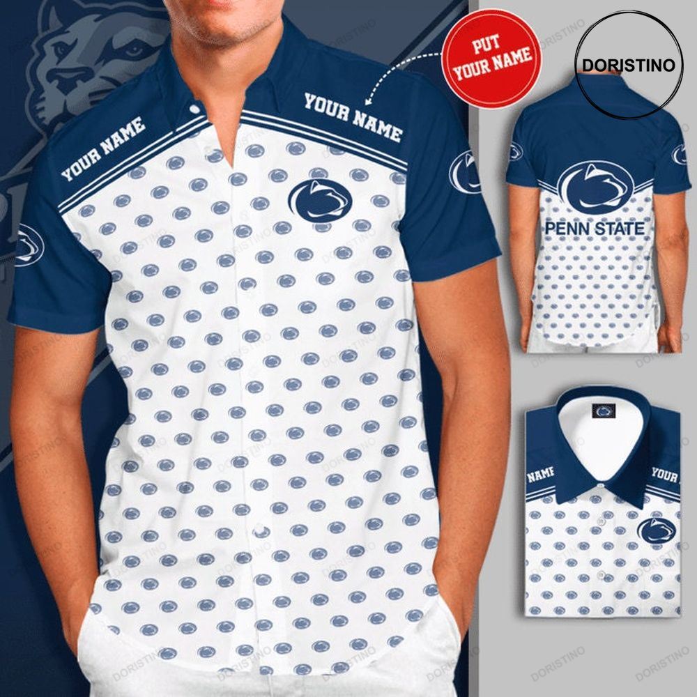 Personalized Penn State Nittany Lions Short Sleeve Hgi182 Awesome Hawaiian Shirt