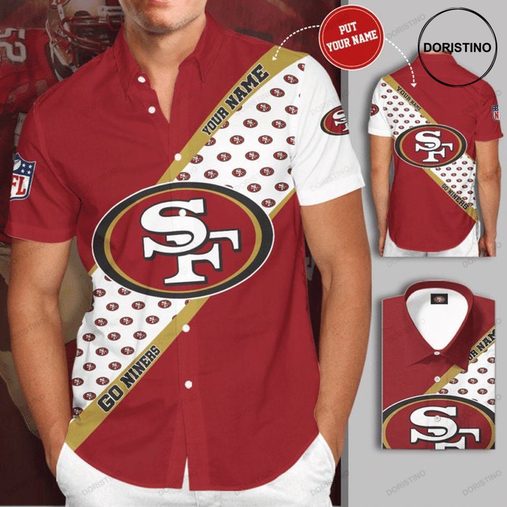 Personalized San Francisco 49ers Short Sleeve Hgi019 Awesome Hawaiian Shirt
