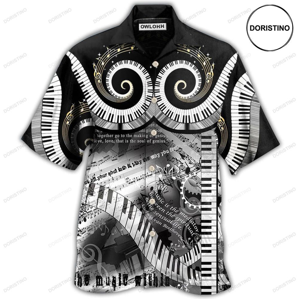 Piano Music Lover Made Happy Limited Edition Hawaiian Shirt