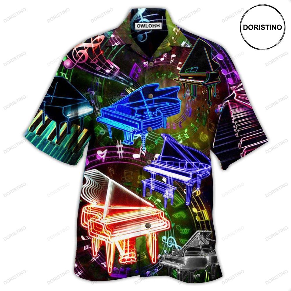 Piano Music Piano Speaks Hawaiian Shirt
